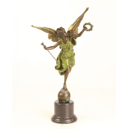 Bronzefigur The Winged Victory 40,7x18,1x20,8cm