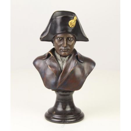 Bronzefigur Bust von Napoleon 25x9,4x14,8cm