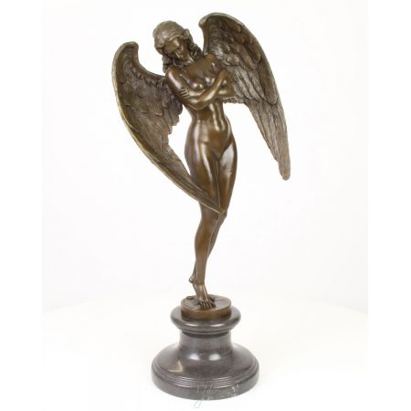 Bronzefigur The Winged Night 63,9x20x32,7cm