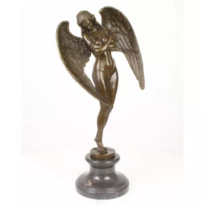 Bronzefigur The Winged Night 63,9x20x32,7cm