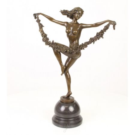 Bronzefigur Flower Dancer 52,4x14,5x37,5cm