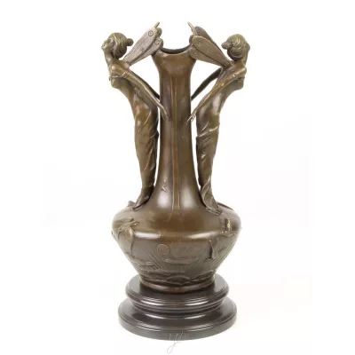 A Bronze Art Deco Vase 39,3x17,3x19,3cm