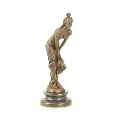Bronzefigur Dancer (brass Plate Underneath Base) 24,8x9,9x9,9cm