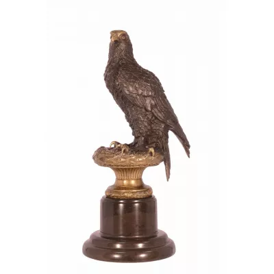 Bronzefigurn Adler 31x12,8x15,3cm