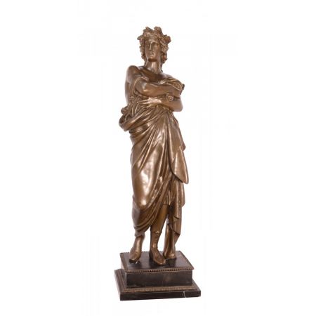 A Bronze Sulpture Of Augustus 77x24x24cm