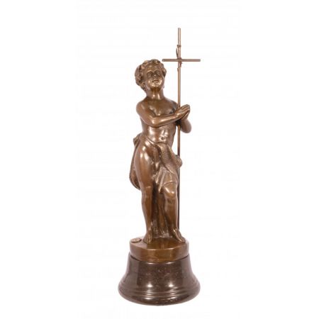 Bronzefigur The Little Prayer 38x12,2cm