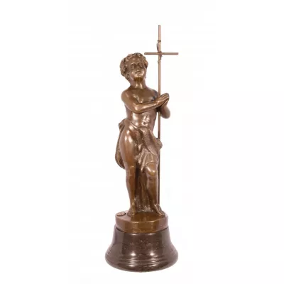 Bronzefigur The Little Prayer 38x12,2cm