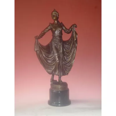 Bronzefigur Dancer 61,9x15,5x28,4cm