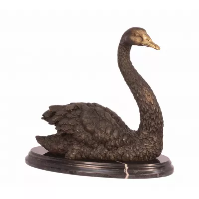 Bronzefigur Swan 31x16,3x32,6cm