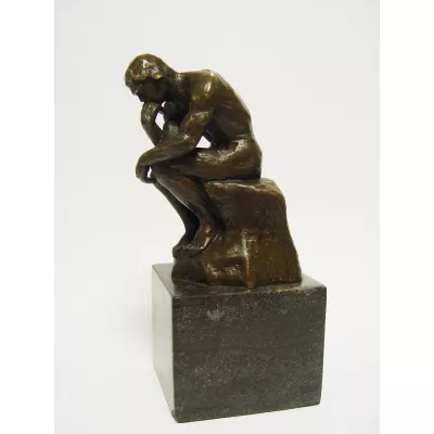 Bronzefigur The Thinker 19x7,5cm