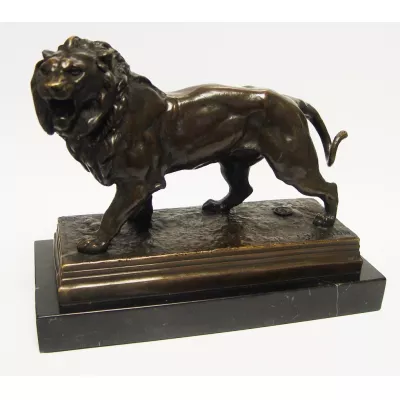 Bronzefigur Lion 20,6x12,1x25,5cm