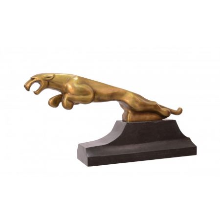 Bronzefigur Jaguar 47,5x20,9x93,5cm