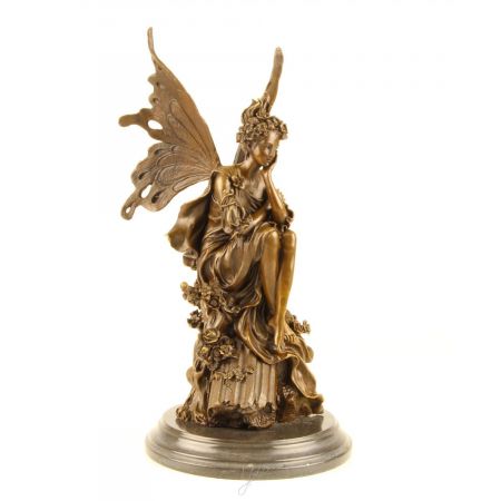 Bronzefigur Sitting Fairy 37,5x19,1x19,9cm