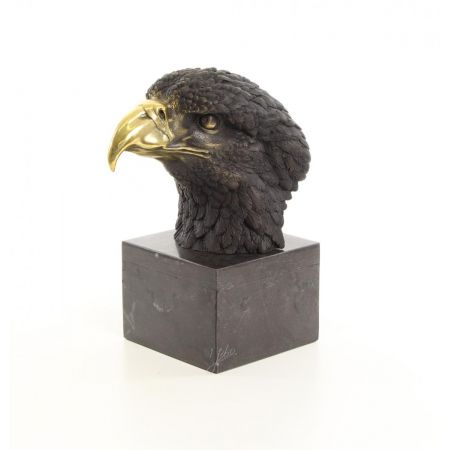 Bronzefigurn Adler Kopf 27,8x13,8x23,5cm