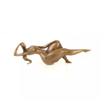 Moderne Bronzefigur Woman 9,7x7,8x30,2cm
