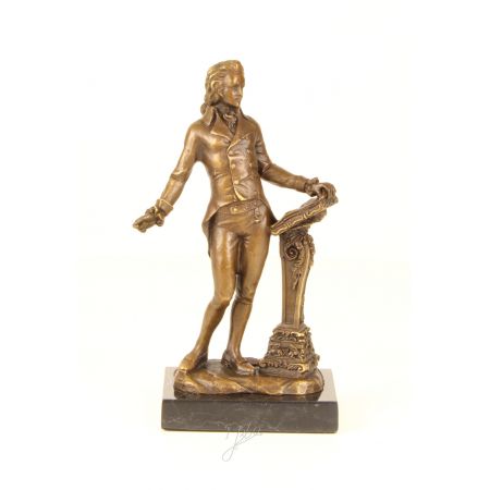 Bronzefigur Beethoven 21x7,8x11,9cm