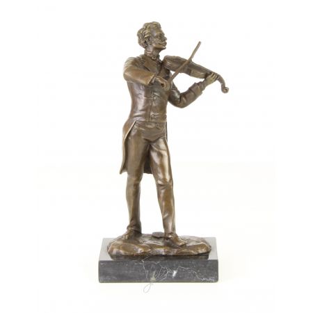 Bronzefigur Violin Player 20,7x9,6x12,2cm