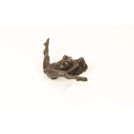 Erotische Bronzefigur Paperweight 4,2x21,2x10,4cm