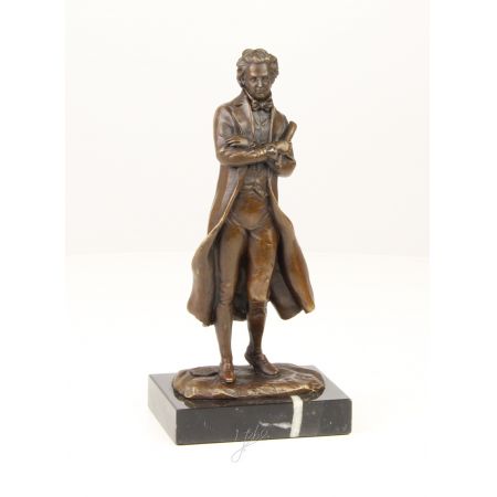 Bronzefigur Writer 21,2x10,2x8,1cm