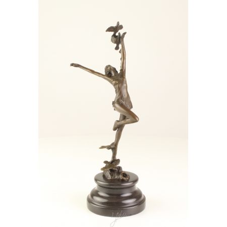 Bronzefigur Female Dancer 30x9,9x13,4cm