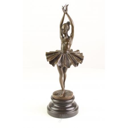 Bronzefigur Ballerina 33x10,6x12cm