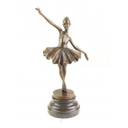 Bronzefigur Ballerina 31,7x10,4x13,6cm