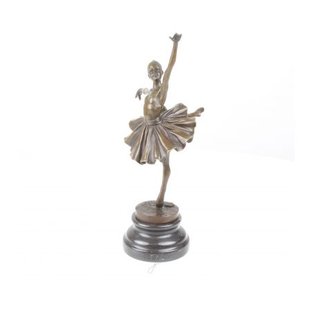 Bronzefigur Ballerina 31,7x12,2x17,8cm