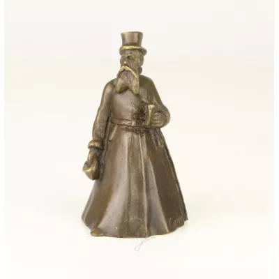 Bronzefigur Tischglocke Gentleman 9,9x5,5x5,5cm