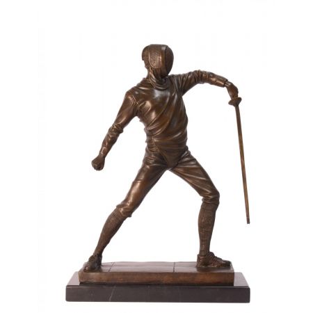 Bronzefigur Fencer 31x9,5x21,5cm