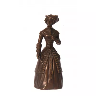 Bronzefigur Tischglocke 13,8x5,5cm