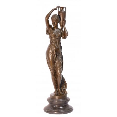 Bronzefigur Hebe With Urn 74,5x21,5x21,5cm