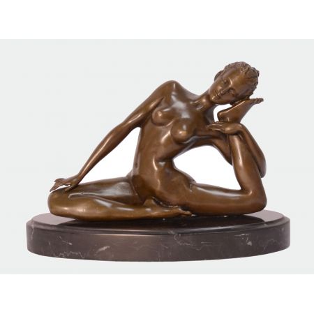 Bronzefigur Female Contortionist 15,2x10x21,7cm