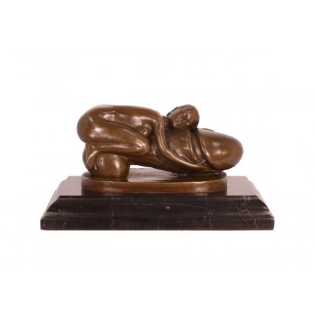 Bronzefigur Woman Embracing Phallus 12,2x14,2x24,2cm