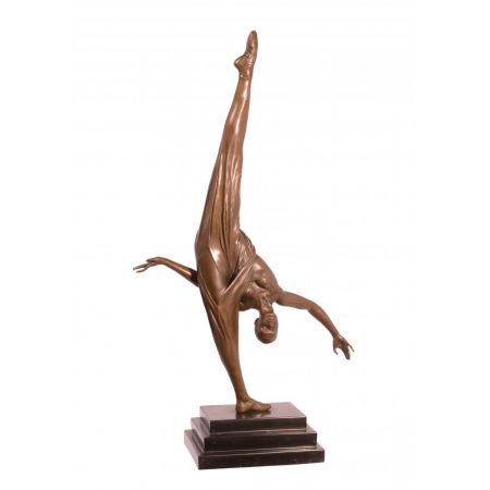 Bronzefigur Female Contortionist 58x13,3x32,4cm