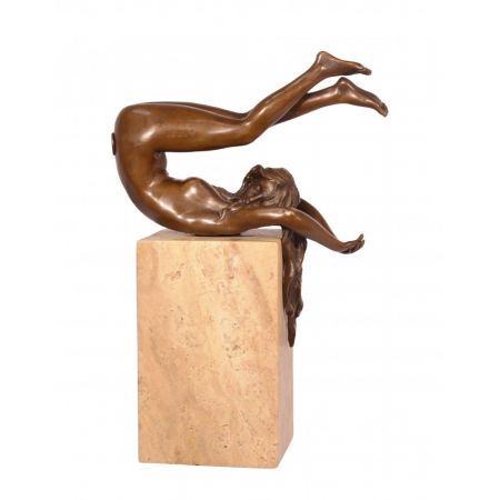 Bronzefigur Female Nude 27,1x9,2x18,5cm