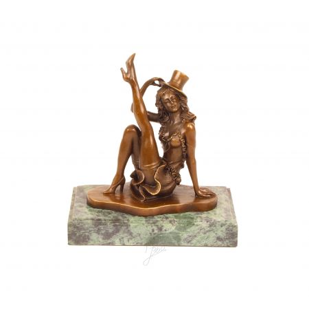 Bronzefigur Revue Dancer 19,3x10,1x17,8cm