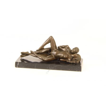 Erotische Bronzefigur Sculpture 10,2x9x21,5cm