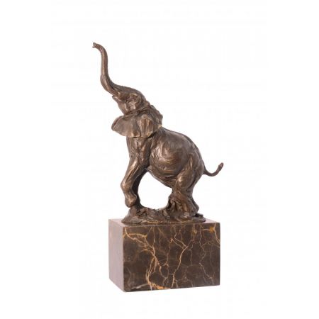 Bronzefigurn Elephant 30,5x8,5x16,1cm