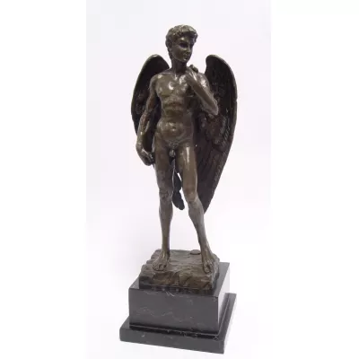 Bronzefigur The Winged David 38,5x13cm