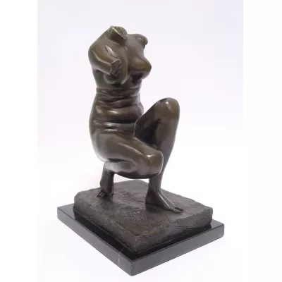 Bronzefigur The Crouching Venus 22,5x15,5cm