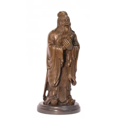 Bronzefigur Chinese Wise Man 35,5x16x16,8cm