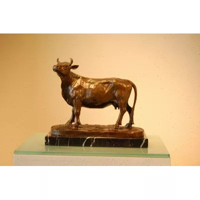 Bronzefigur Kuh 29,5x15,8x34,6cm