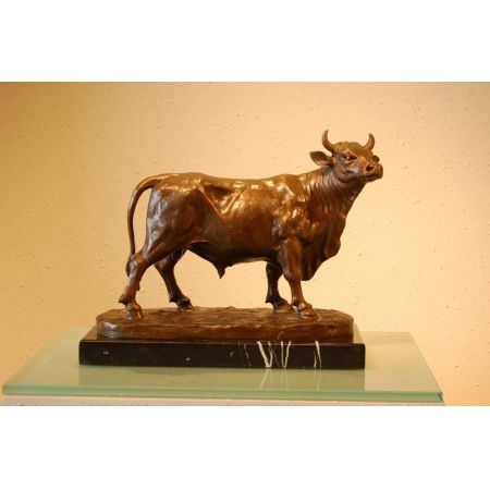 Bronzefigur Stier 28,3x15,2x34,9cm