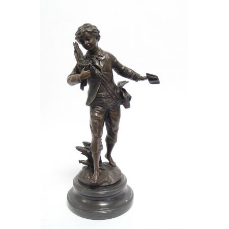 Bronzefigur Young Boy 35,5cm