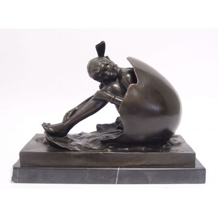 Bronzefigur Cholesterol 21cm