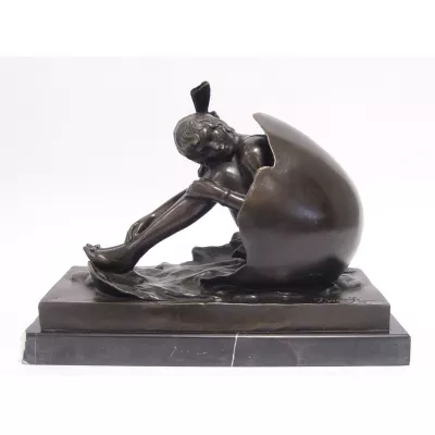 Bronzefigur Cholesterol 21cm