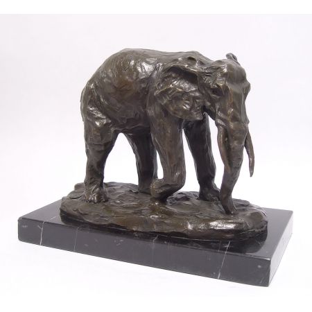 Bronzefigurn Elephant 23cm