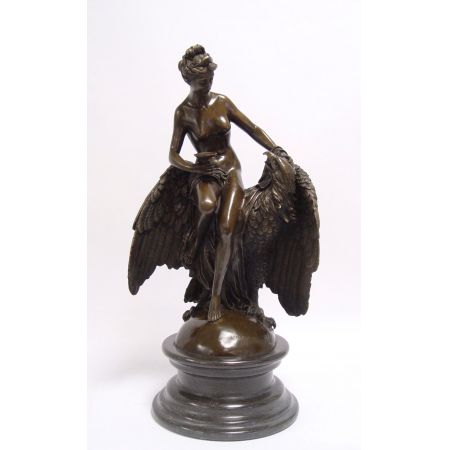 Bronzefigur Hebe With The Adler 50cm