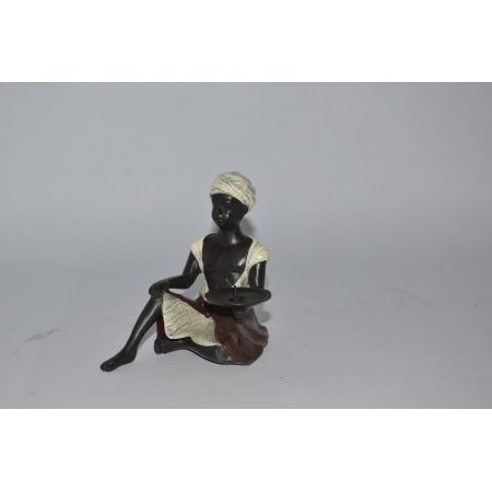 Figur Bronze Candle Holder