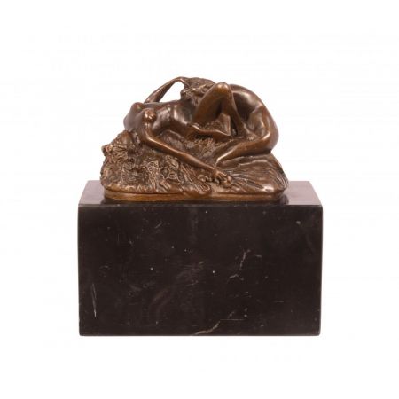 Erotische Bronzefigur 13,5x6,9x12,7cm